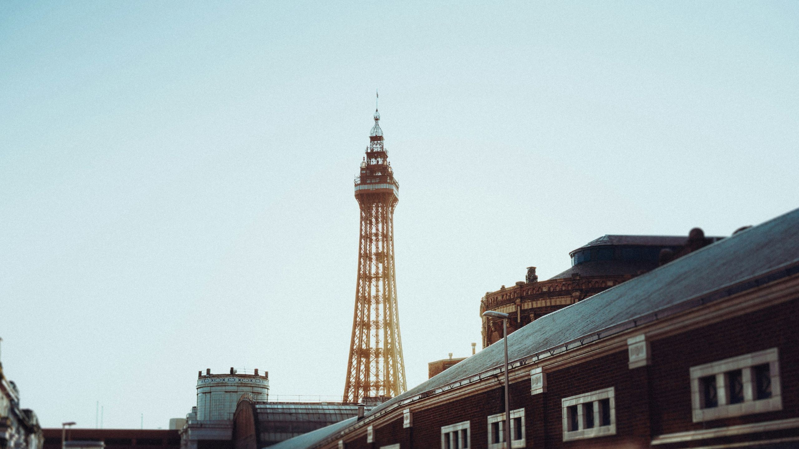 The symbol of Blackpool, the Blackpool Tower, which is inspired by the Eiffel Tower.